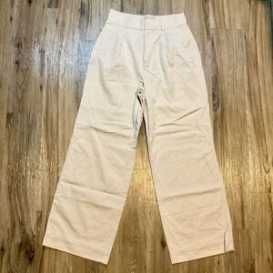 Everlane Cream Wide Leg Pants